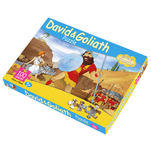 David and Goliath Puzzle, 100 Pieces